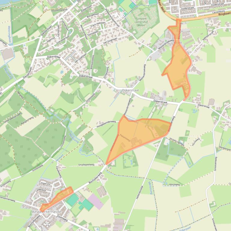 Kaart van postcodegebied 6006TN.