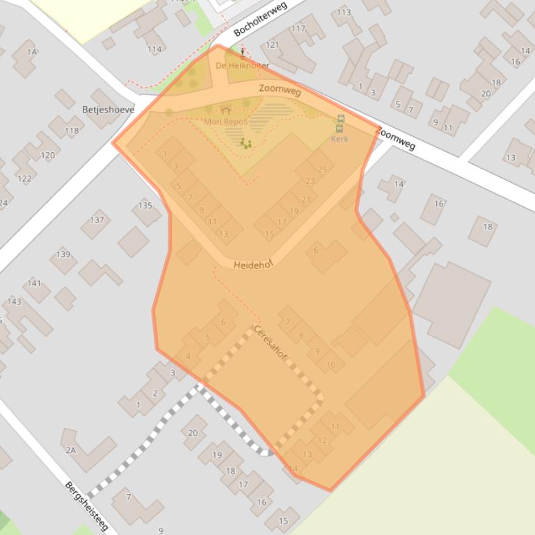 Kaart van postcodegebied 6006TS.