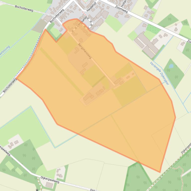 Kaart van postcodegebied 6006TZ.