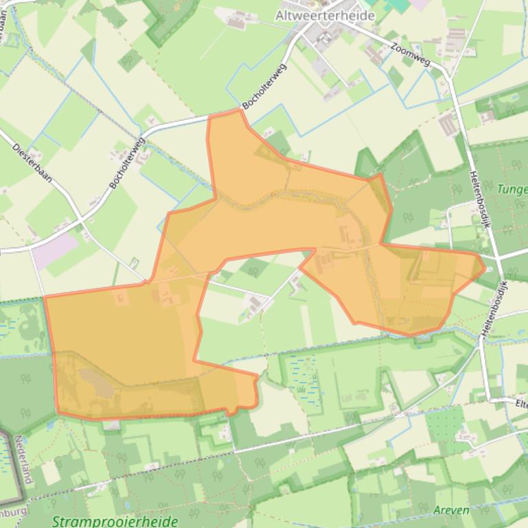 Kaart van postcodegebied 6006VG.