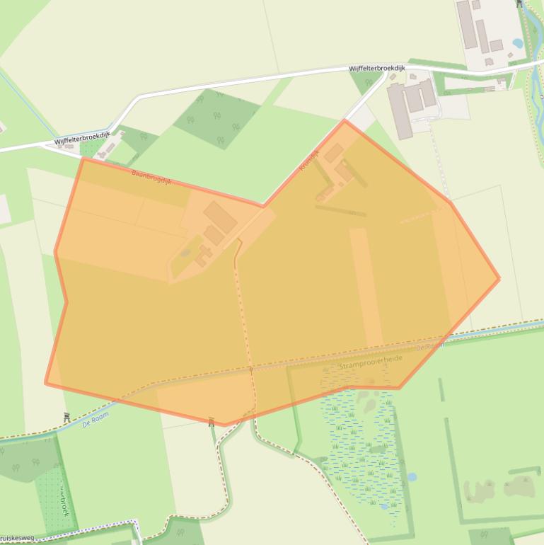 Kaart van postcodegebied 6006VJ.