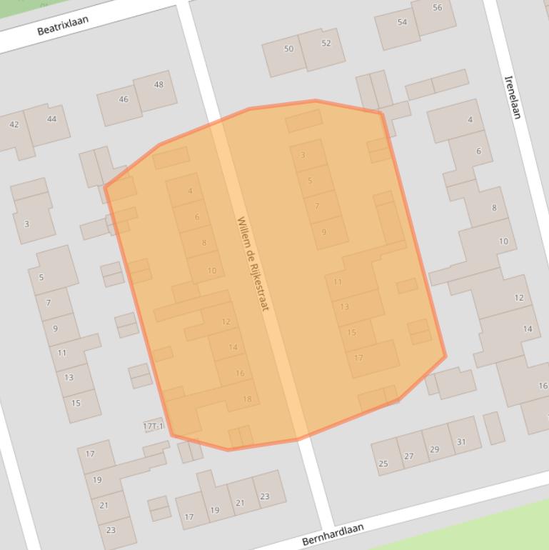 Kaart van postcodegebied 6006ZN.