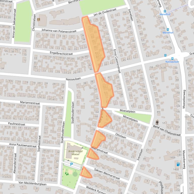Kaart van postcodegebied 6006ZW.