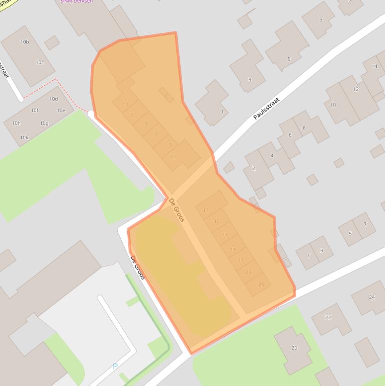 Kaart van postcodegebied 6011NA.