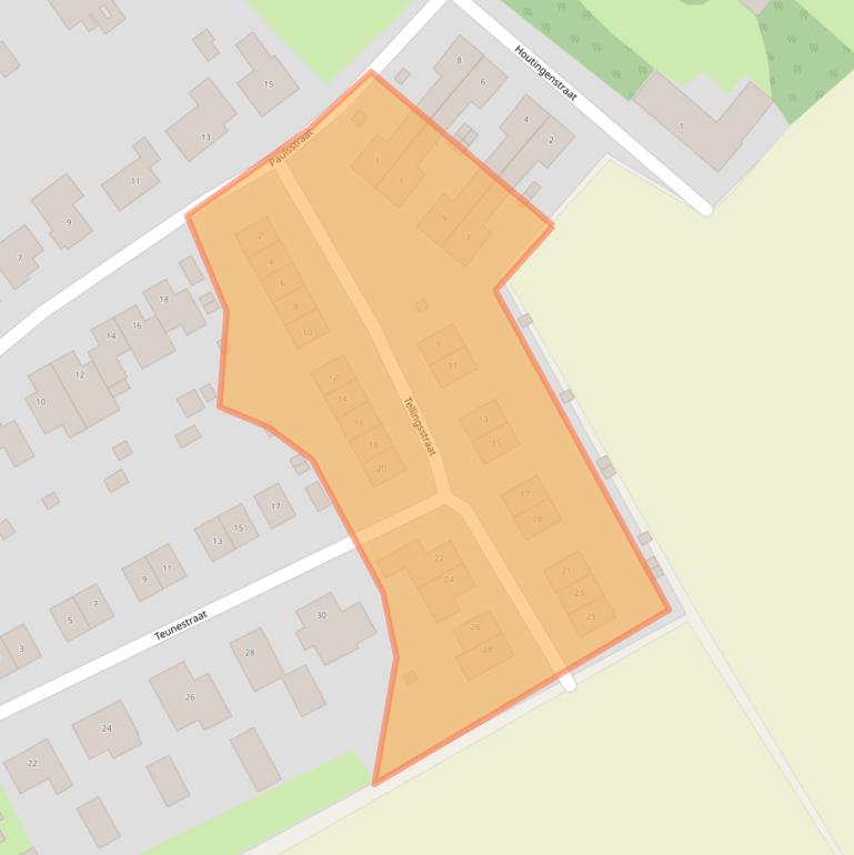 Kaart van postcodegebied 6011NC.