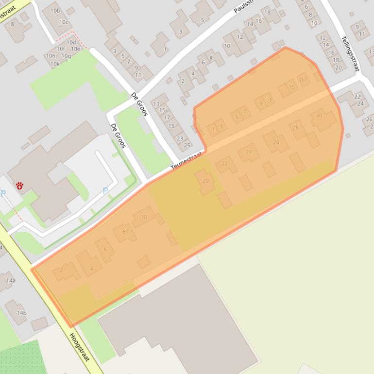 Kaart van postcodegebied 6011NE.