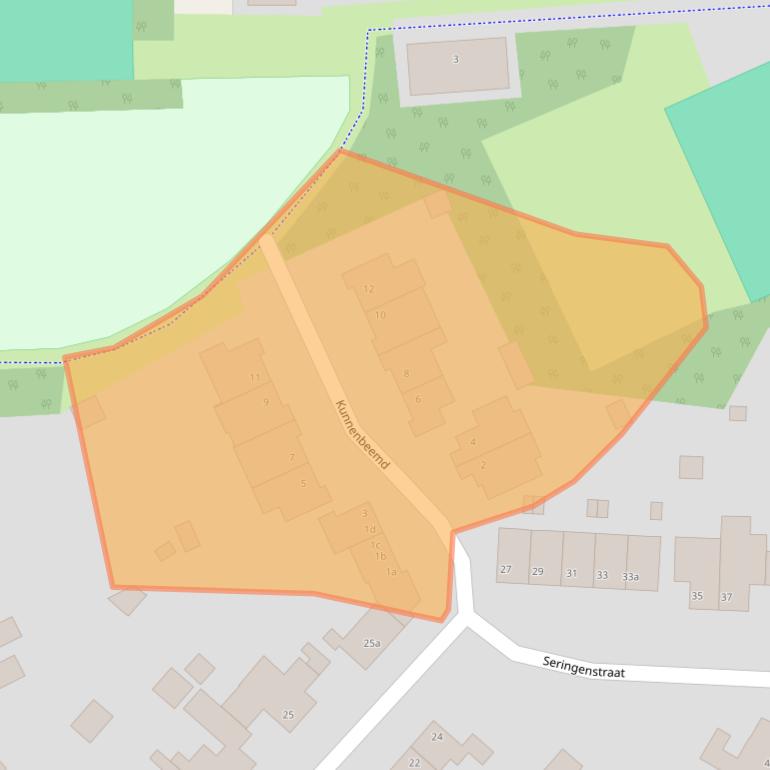 Kaart van postcodegebied 6011PB.