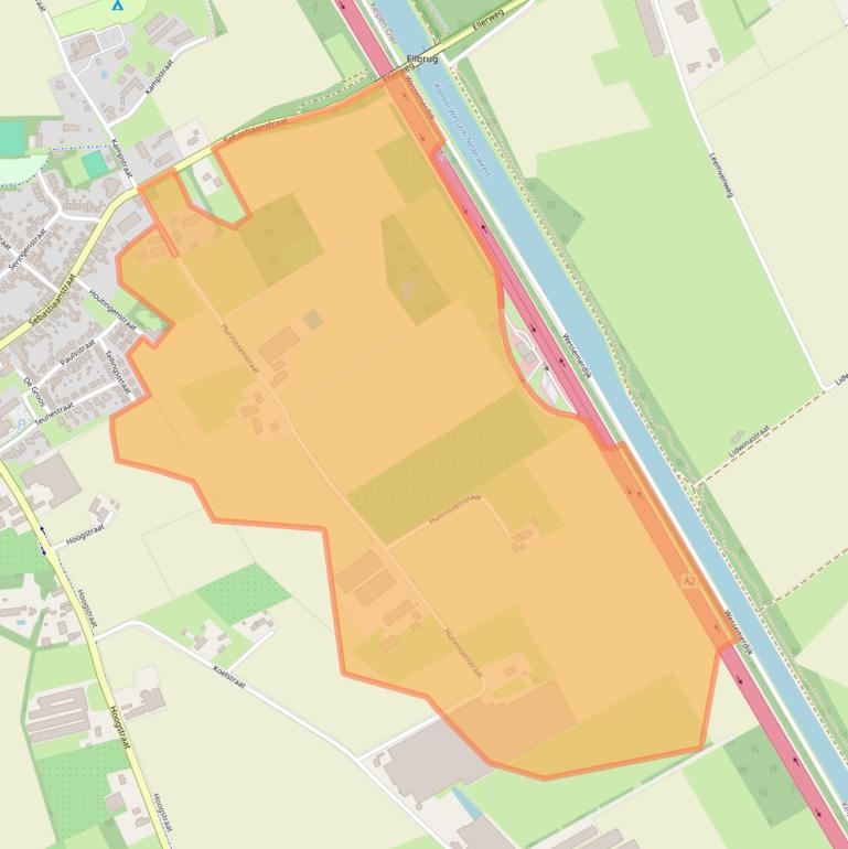 Kaart van postcodegebied 6011RG.