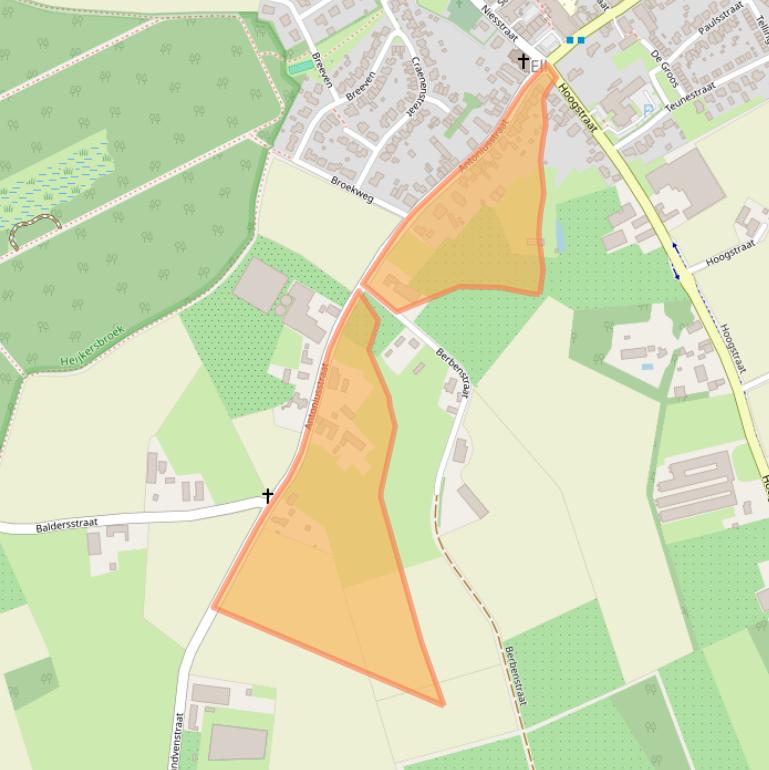 Kaart van postcodegebied 6011SC.