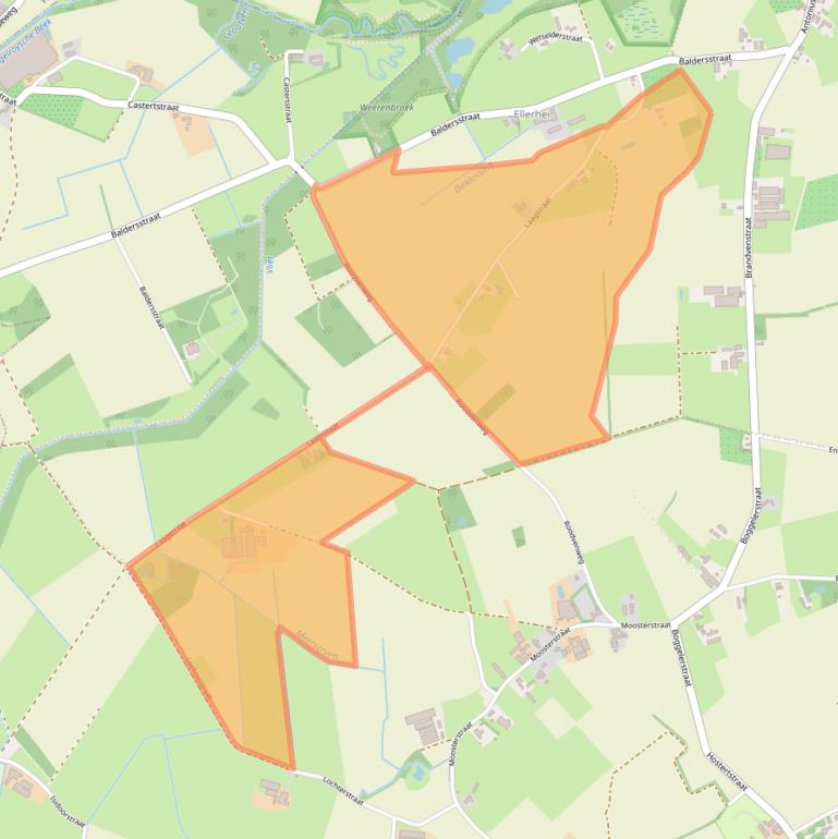 Kaart van postcodegebied 6011SJ.