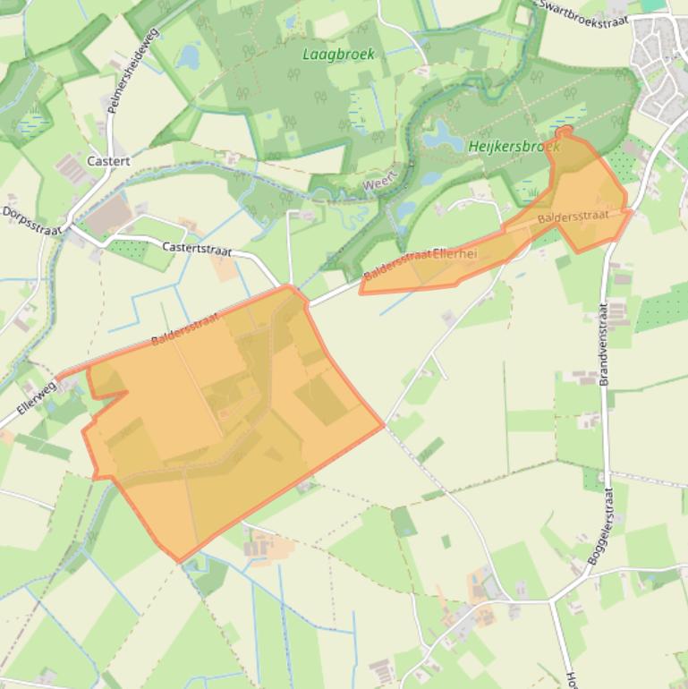 Kaart van postcodegebied 6011SK.