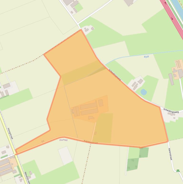 Kaart van postcodegebied 6011SN.