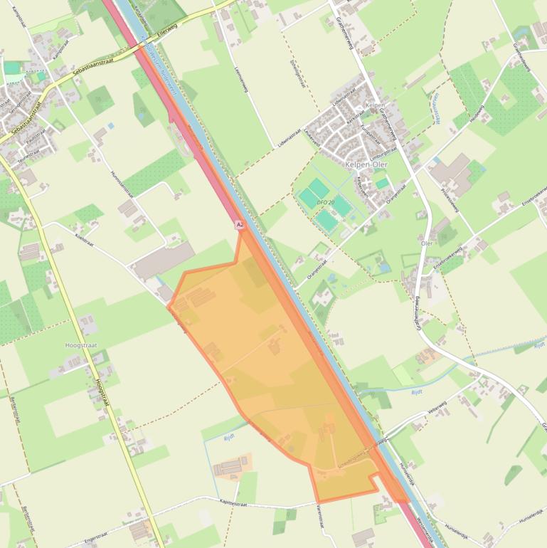 Kaart van postcodegebied 6011SW.