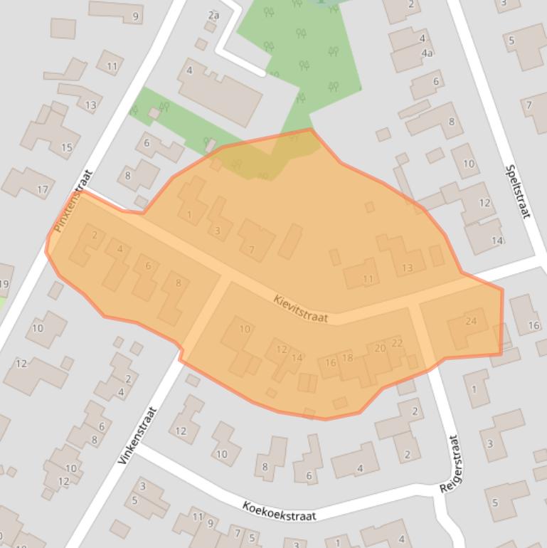 Kaart van postcodegebied 6012RH.
