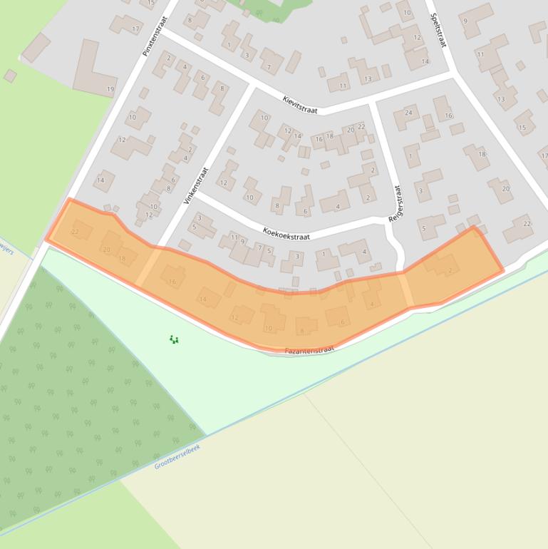 Kaart van postcodegebied 6012RR.