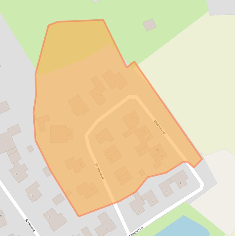 Kaart van postcodegebied 6012RZ.