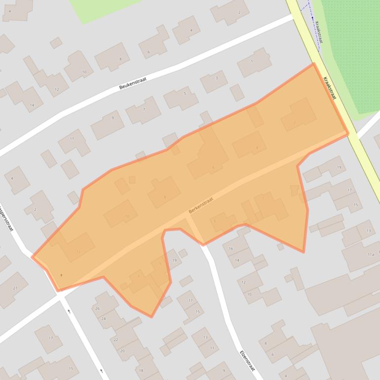 Kaart van postcodegebied 6013RG.