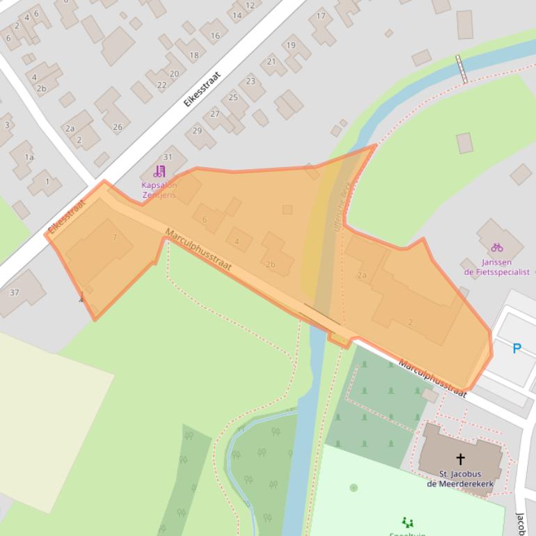 Kaart van postcodegebied 6013RJ.