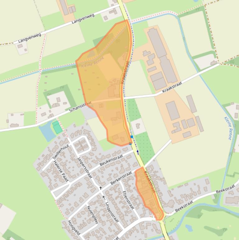 Kaart van postcodegebied 6013RR.