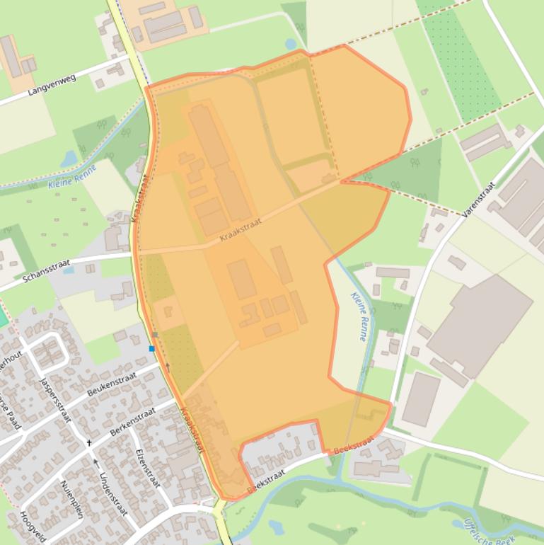 Kaart van postcodegebied 6013RS.