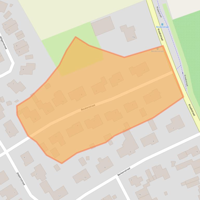 Kaart van postcodegebied 6013SR.