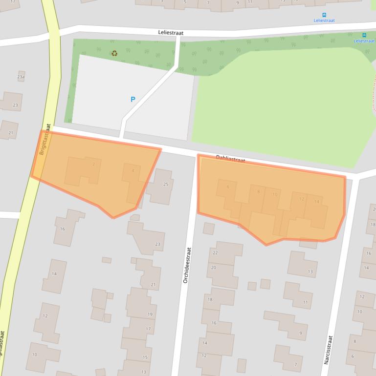 Kaart van postcodegebied 6014AM.