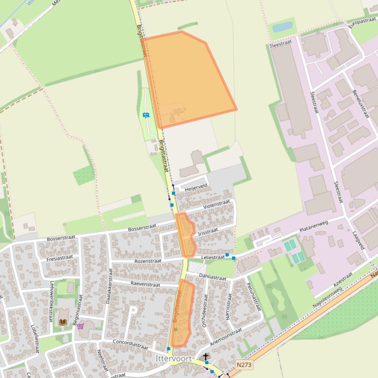 Kaart van postcodegebied 6014AV.