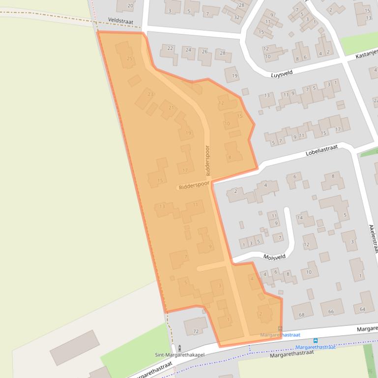 Kaart van postcodegebied 6014CZ.