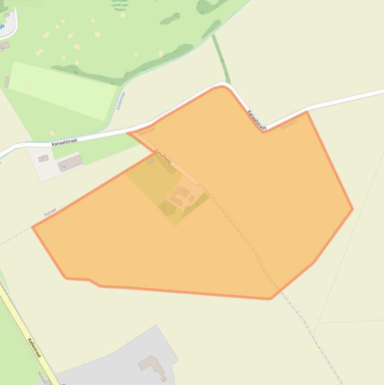 Kaart van postcodegebied 6014RE.