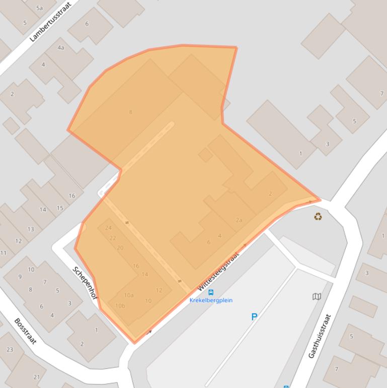 Kaart van postcodegebied 6015AL.