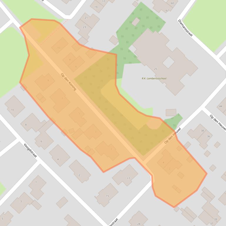Kaart van postcodegebied 6015BR.