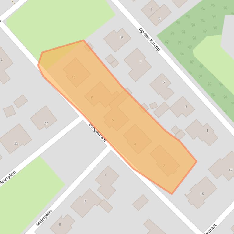 Kaart van postcodegebied 6015BV.