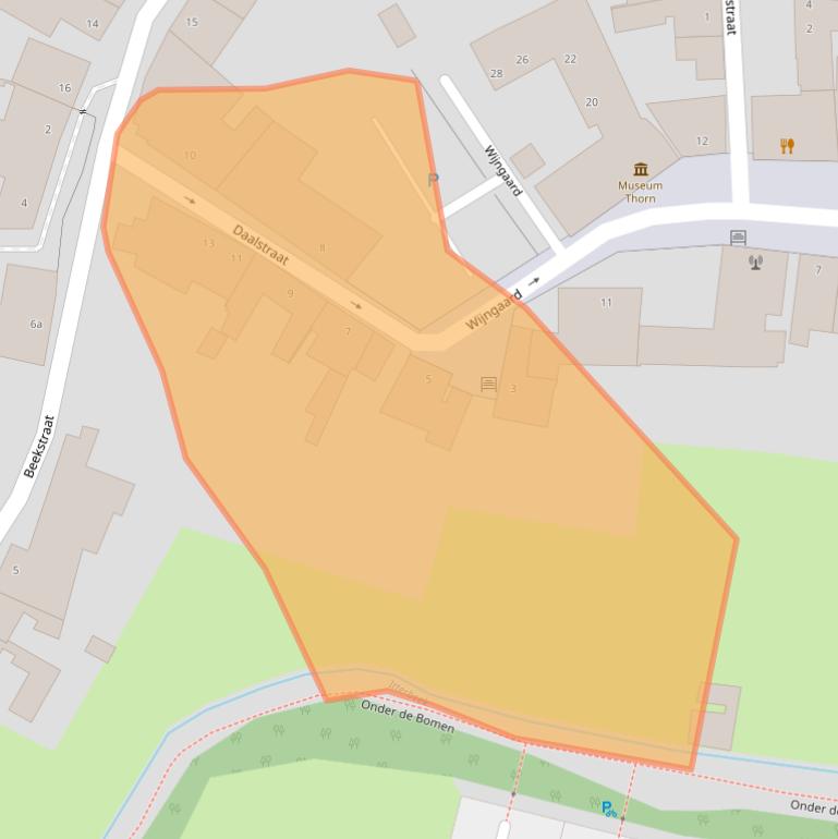 Kaart van postcodegebied 6017AD.