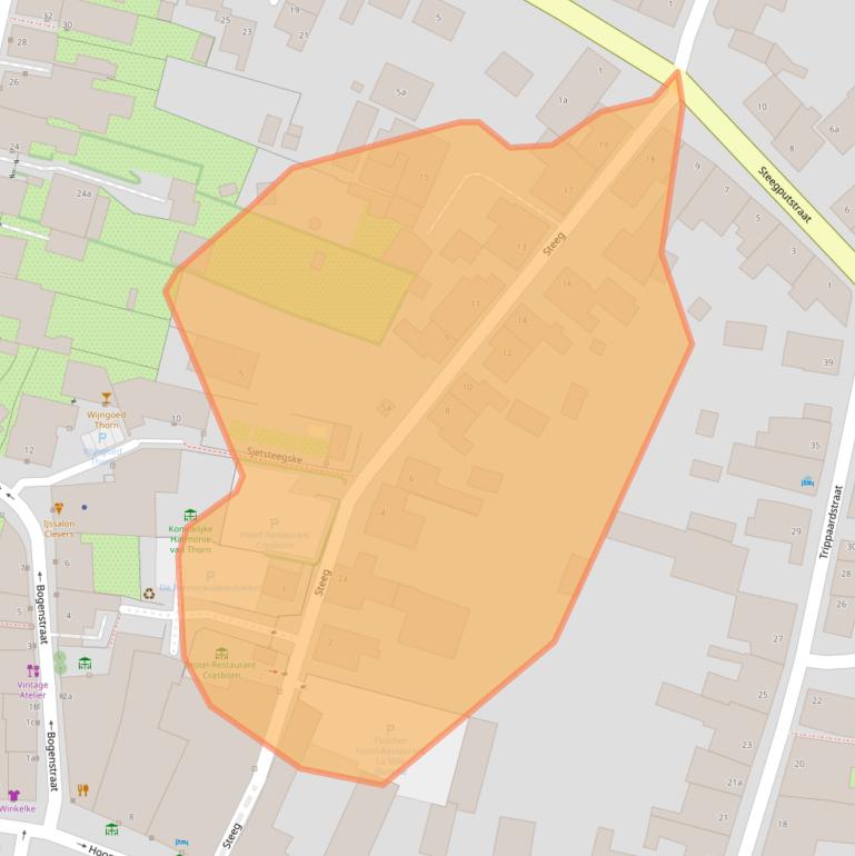 Kaart van postcodegebied 6017AS.