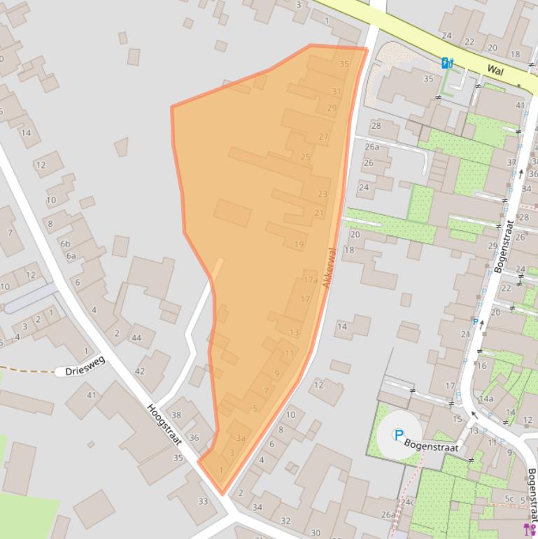 Kaart van postcodegebied 6017AW.