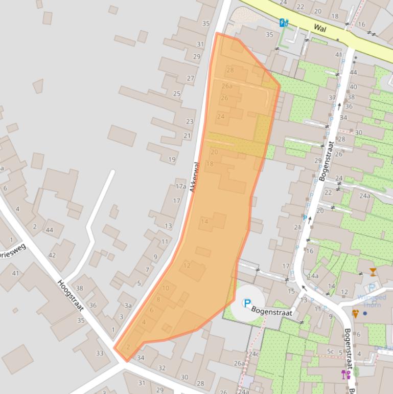 Kaart van postcodegebied 6017AX.