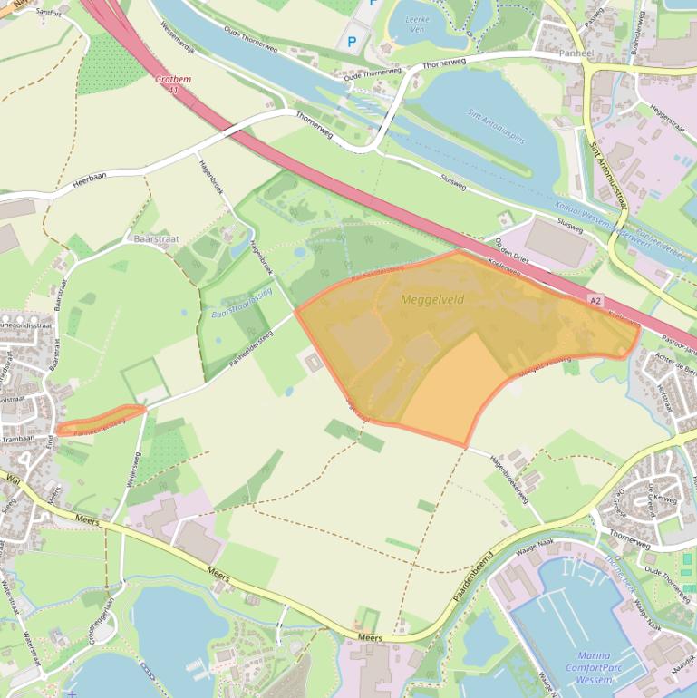 Kaart van postcodegebied 6017BJ.