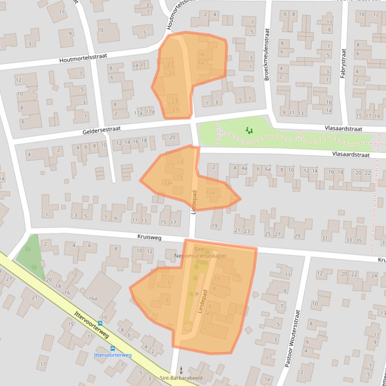 Kaart van postcodegebied 6017BW.