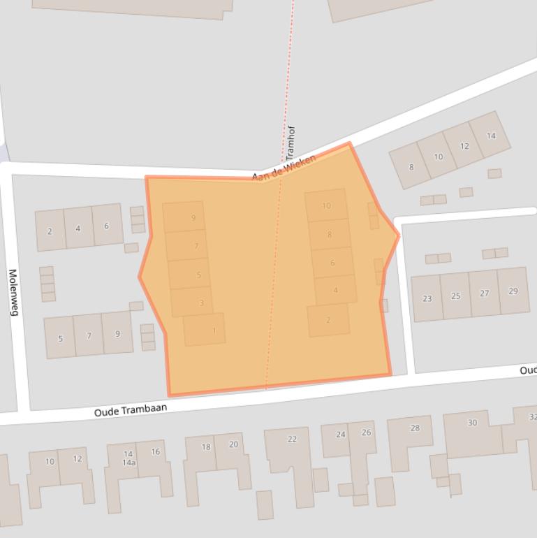 Kaart van postcodegebied 6017DA.