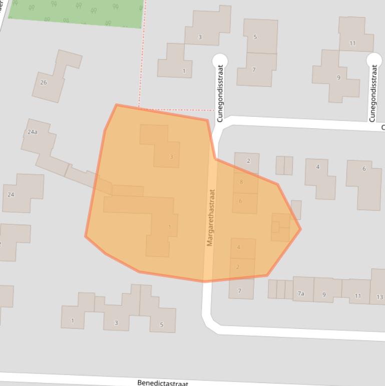 Kaart van postcodegebied 6017EC.