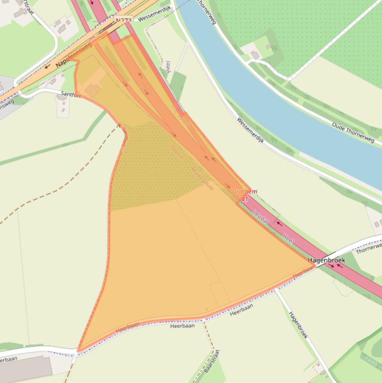 Kaart van postcodegebied 6017RA.