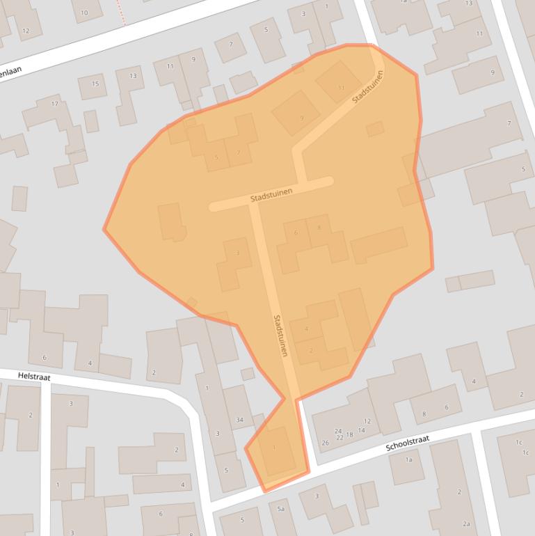 Kaart van postcodegebied 6019AC.