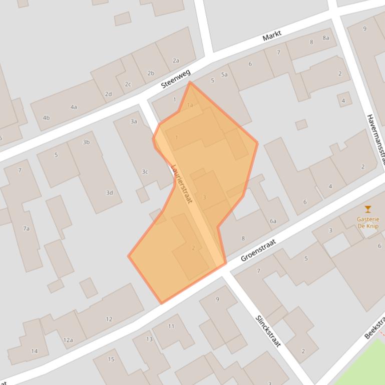 Kaart van postcodegebied 6019AL.