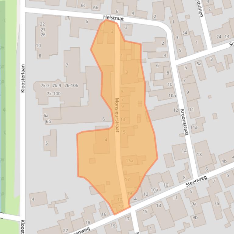 Kaart van postcodegebied 6019AR.