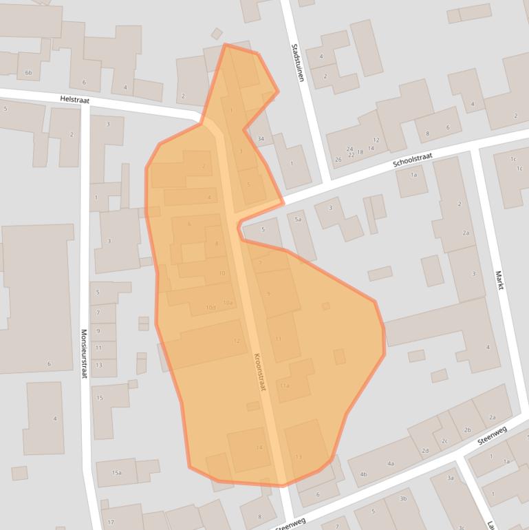 Kaart van postcodegebied 6019AS.