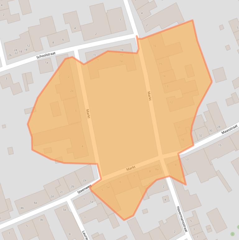 Kaart van postcodegebied 6019AV.