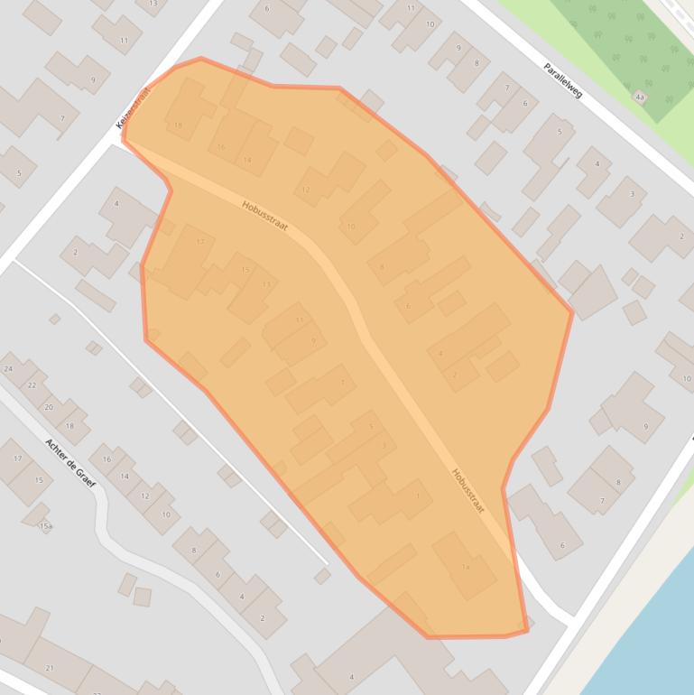 Kaart van postcodegebied 6019BJ.