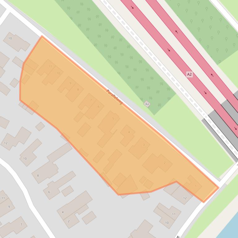 Kaart van postcodegebied 6019BK.