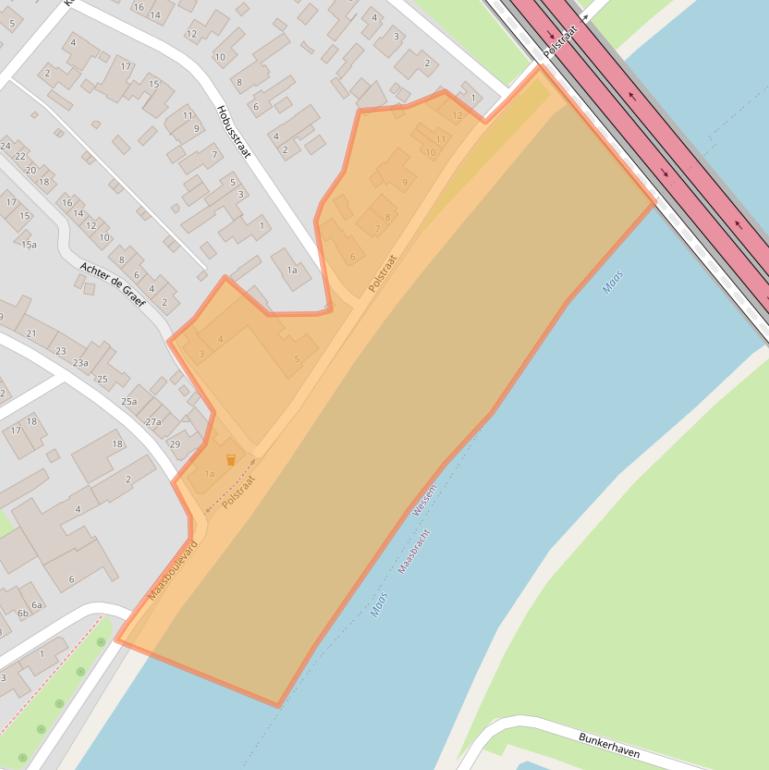 Kaart van postcodegebied 6019BL.