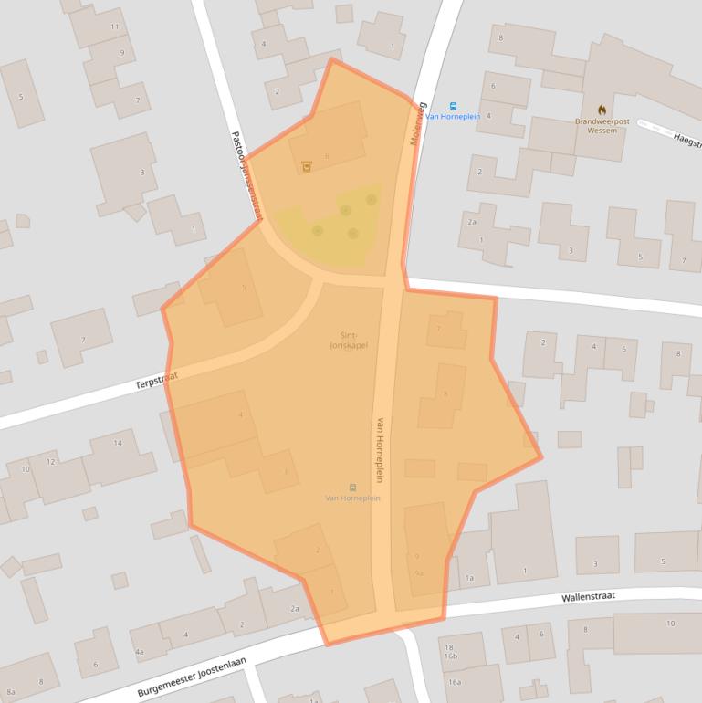 Kaart van postcodegebied 6019BW.